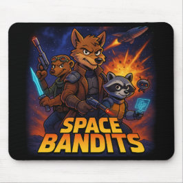 Mousepad Space Bandits Funny Crew