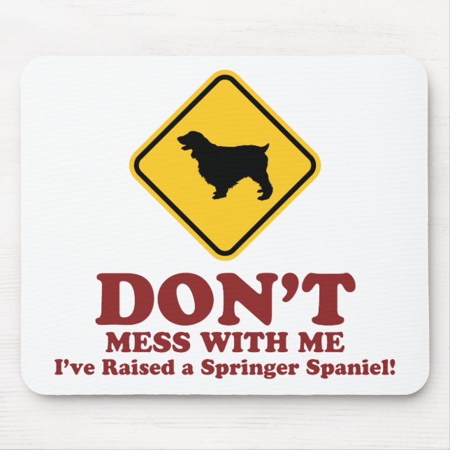 Mousepad Spaniel de Springer inglês (Frente)