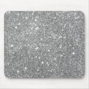Mousepad Sparkles de prata do brilho