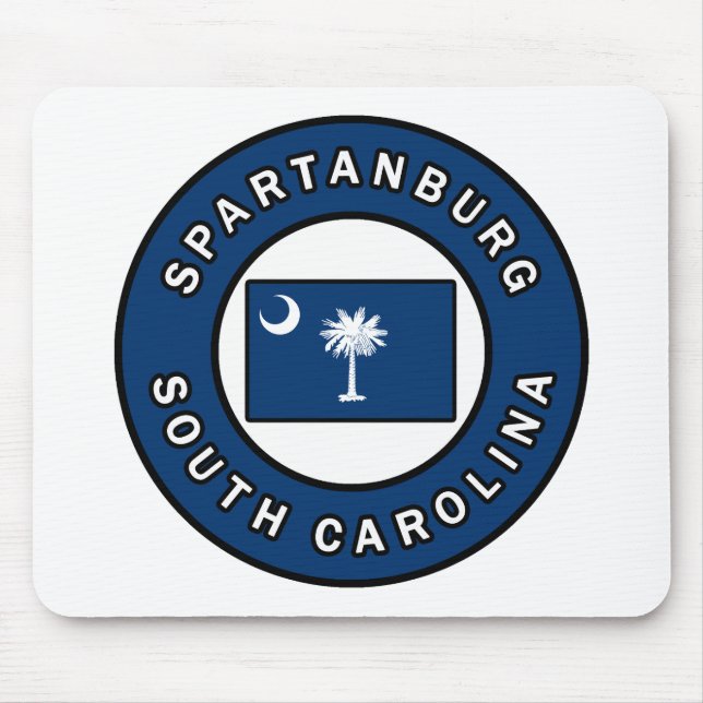 Mousepad Spartanburg Carolina do Sul (Frente)