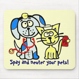 Mousepad Spay e neutralize seus animais de estimação!