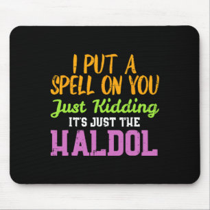 Mousepad Spell Brincando Enfermeira Engraçada Haldol Hallow