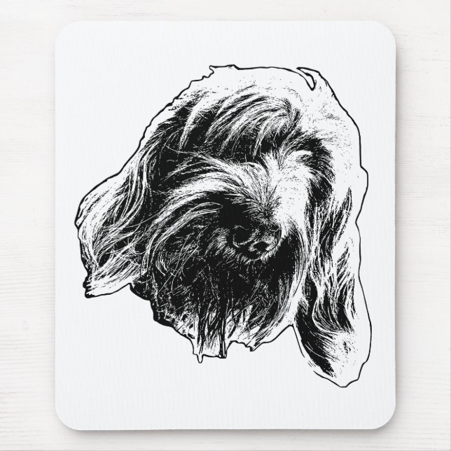 Mousepad Spinone Trabalho Calmo (Frente)