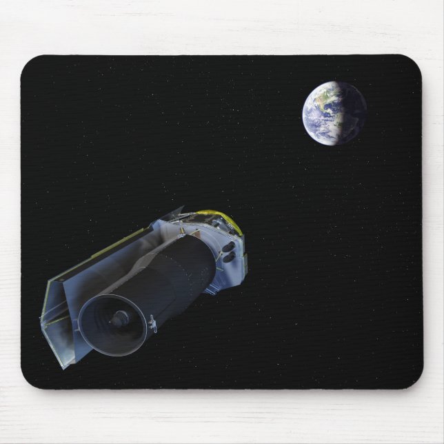 Mousepad Spitzer aponta sua antena de alto ganho (Frente)