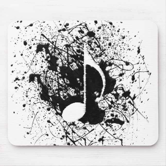 Mousepad Splatter da música (Frente)
