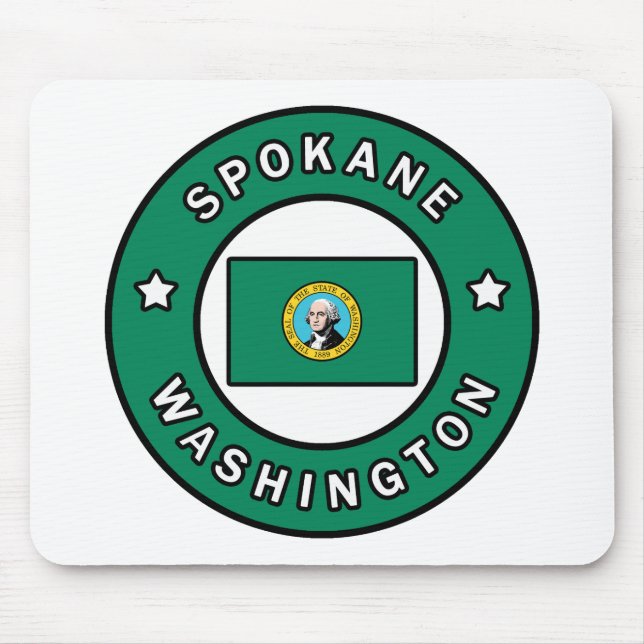 Mousepad Spokane Washington (Frente)