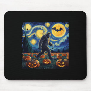 Mousepad Spookeen Bigfoot Starry Night Van Gogh