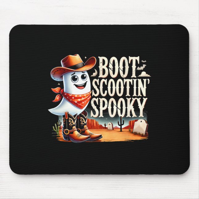 Mousepad Spookeen Ghost Cowboy Fantasma Ocidental (Frente)
