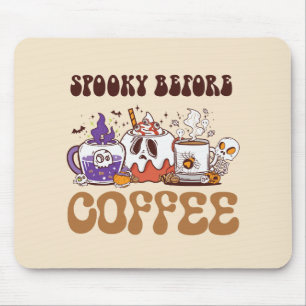 Mousepad Spooky Antes do Café