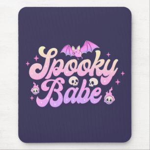 Mousepad Spooky Babe Cute Halloween