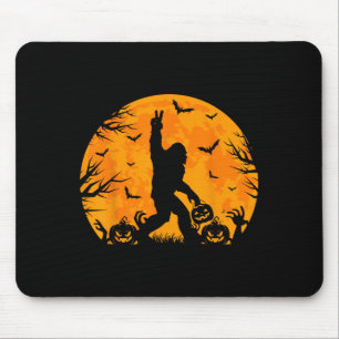 Mousepad Spooky Halloween Pé Grande Abóbora Divertido Hallo
