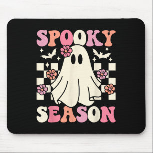 Mousepad Spooky Season Halloween Ghost Costume Retro Groovy