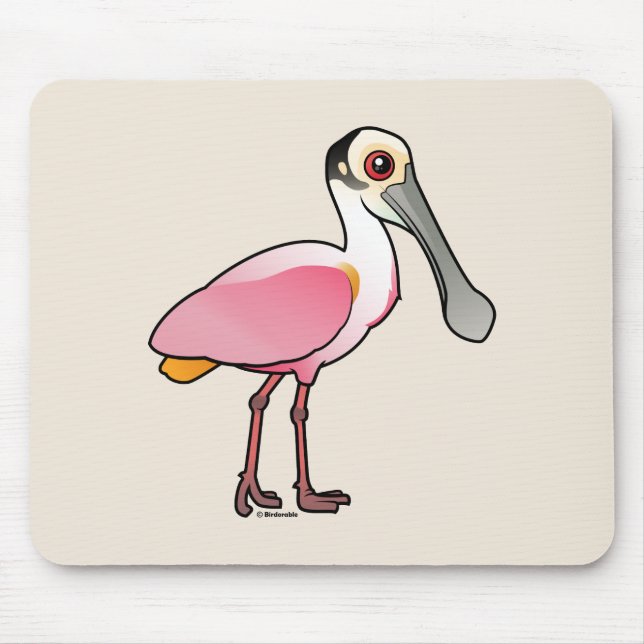 Mousepad Spoonbill róseo bonito (Frente)