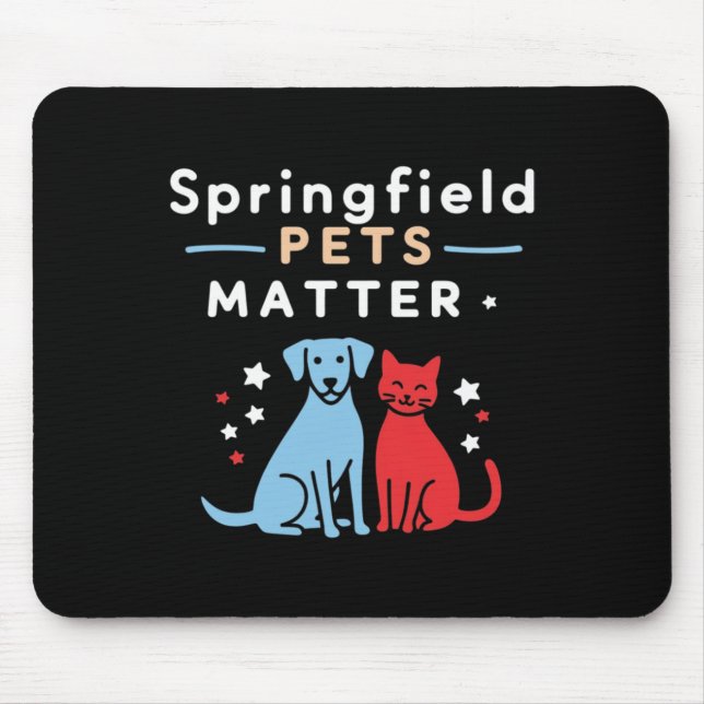 Mousepad Springfield Pets - Mostre O Seu Amor Pelo Pets Sti (Frente)