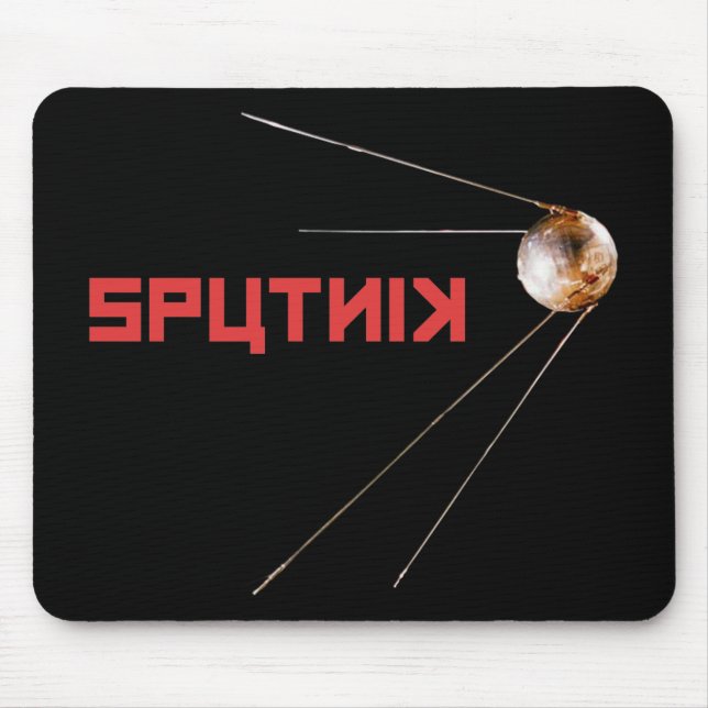 Mousepad SPUTNIK - espaço/ciência/tecnologia/astronomia (Frente)