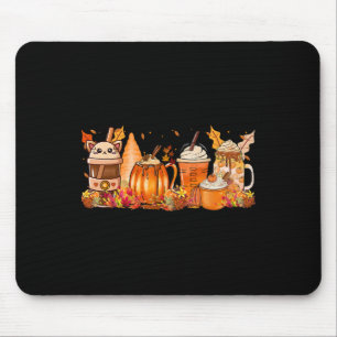 Mousepad Spy Queda Café Chá Quente Autumn Harvest Women Dri