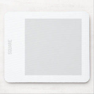 Mousepad Square - Lt Gray and White