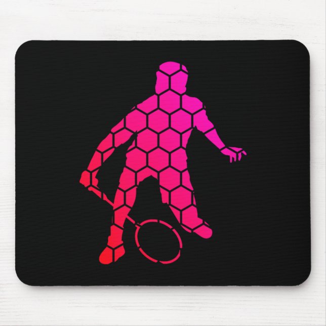 Mousepad Squash Feminino Masculino Badminton Volante (Frente)
