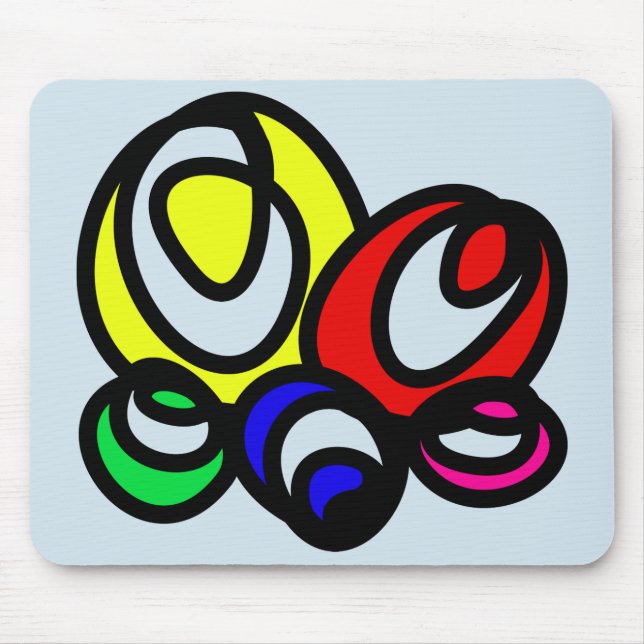 Mousepad Squigly Eggs a esteira do tapete do rato (Frente)