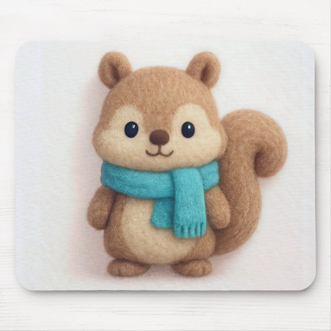 Mousepad Squirrel Felt Art (Frente)