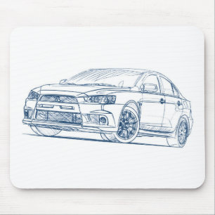 Mousepad SR. 2011 de Evo do lanceiro do Mit