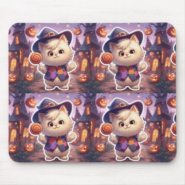 Mousepad Sr. Bluffy - O Cavaleiro do Halloween (Frente)