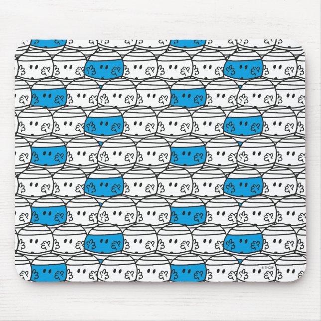 Mousepad Sr. Bump | Padrão Azul (Frente)