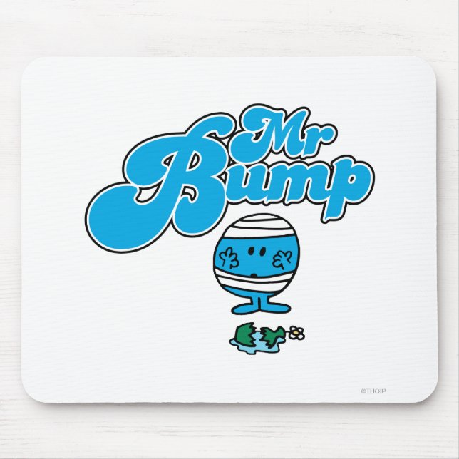 Mousepad Sr. Bump | Vaso partido (Frente)