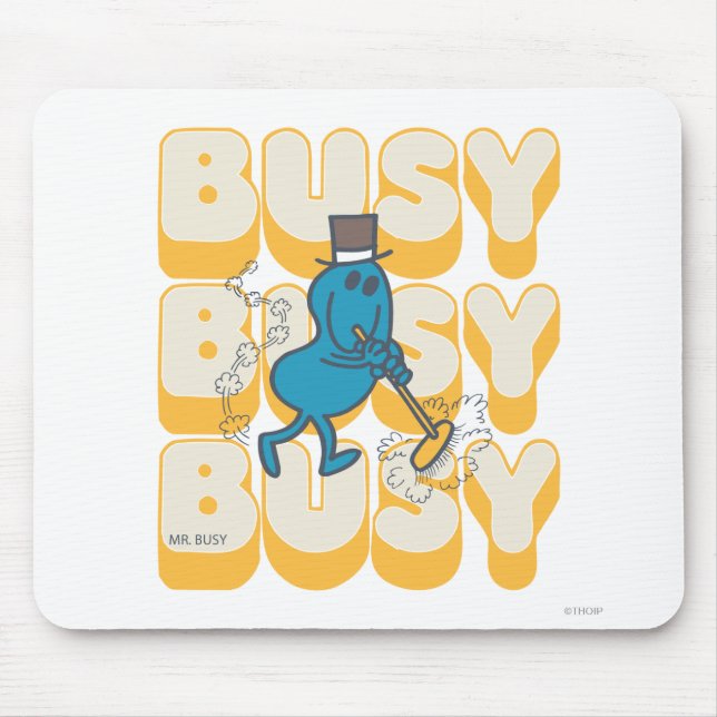 Mousepad Sr. Busy Varrendo Rapidamente (Frente)