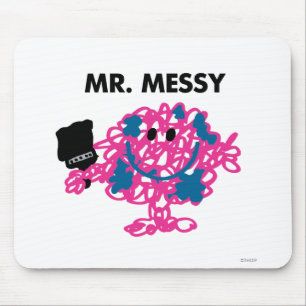 Mousepad Sr. Desarrumado Holding Um Pincel