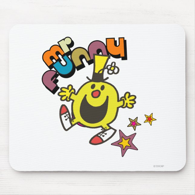 Mousepad Sr. Funny | Estrelas brilhantes (Frente)