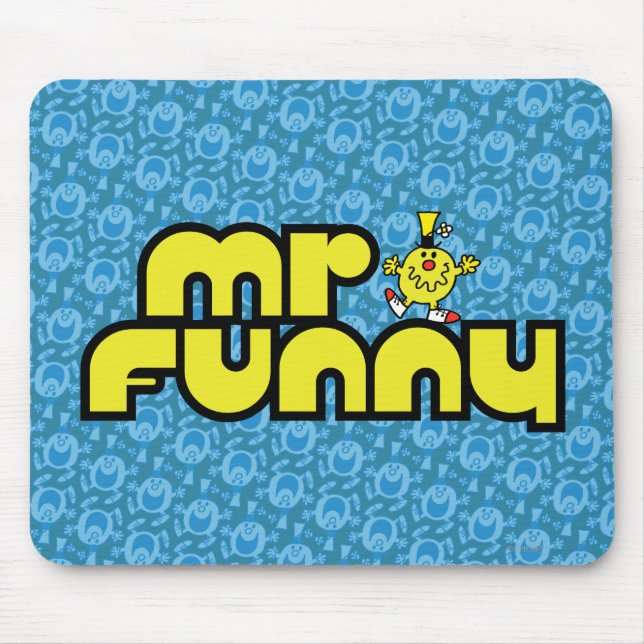 Mousepad Sr. Funny | Letra amarela (Frente)