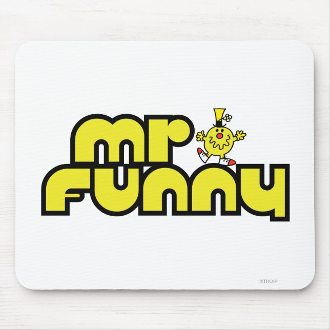 Mousepad Sr. Funny | Letra amarela (Frente)