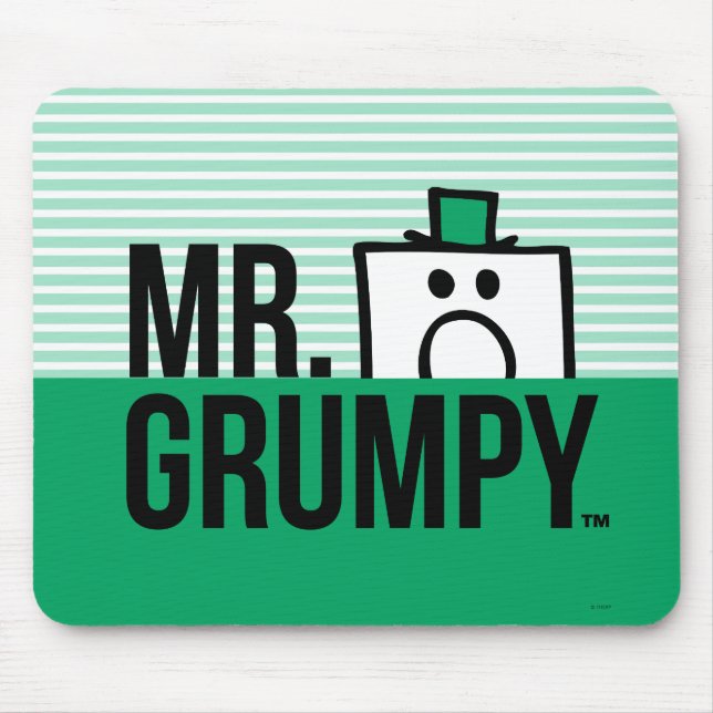 Mousepad Sr. Grumpy | Nome Sobre A Cabeça De Pequim (Frente)