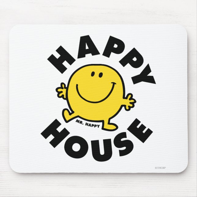 Mousepad Sr. Happy | Casa Feliz (Frente)