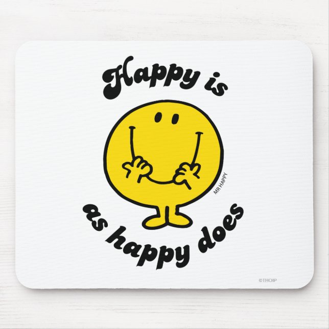 Mousepad Sr. Happy | Feliz É Tão Feliz (Frente)