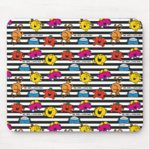 Mousepad Sr. Homem & teste padrão pequeno das listras da