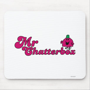 Mousepad Sr. magenta Chatterbox Logotipo