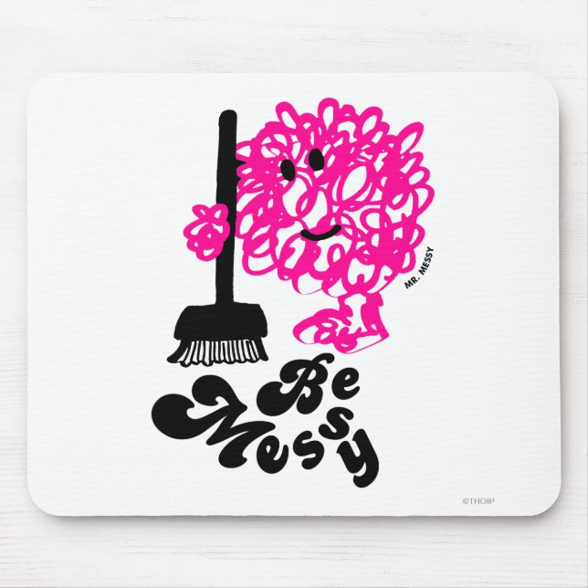 Mousepad Sr. Messy Limpando (Frente)