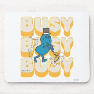 Mousepad Sr. Ocupado Arrebatador Rápido