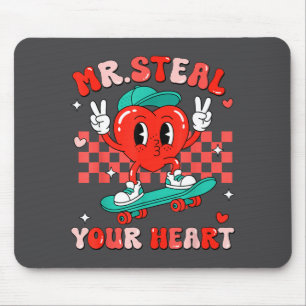 Mousepad Sr. Roube Seu Coração Para Meninos Bebês Dia dos N