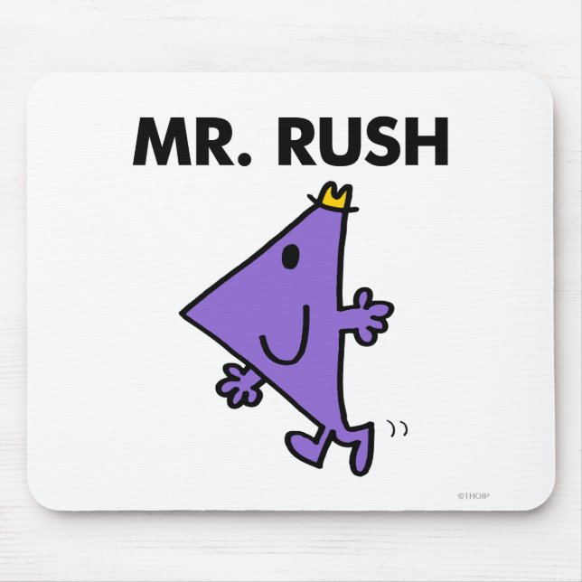 Mousepad Sr. Rush | Ritmo rápido (Frente)