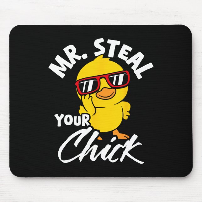 Mousepad Sr. Steal Seu Humor Páscoa Pintinho (Frente)