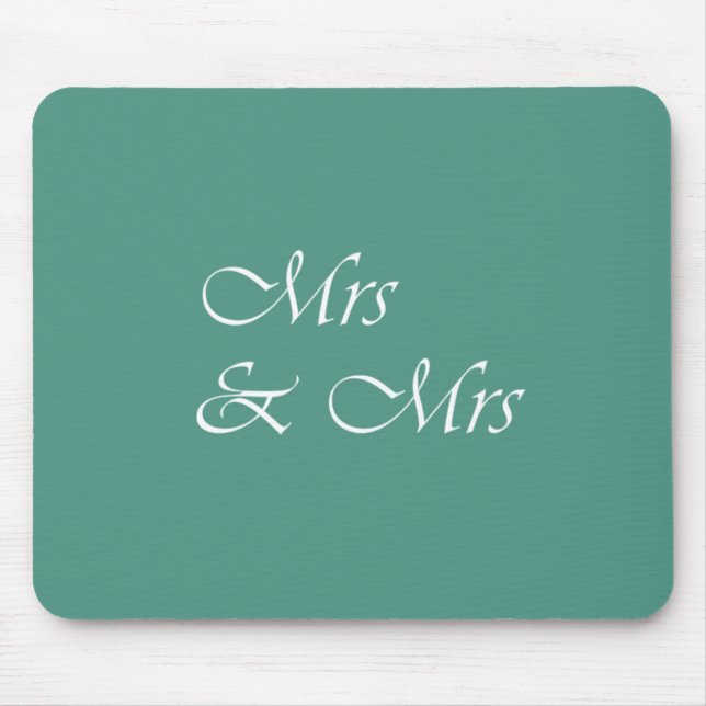 Mousepad Sra. e Sra. Typografia (Frente)