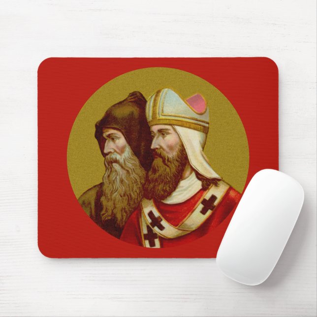 Mousepad SS. Cirilo e Metódio (M 001) Horizontal (Com mouse)