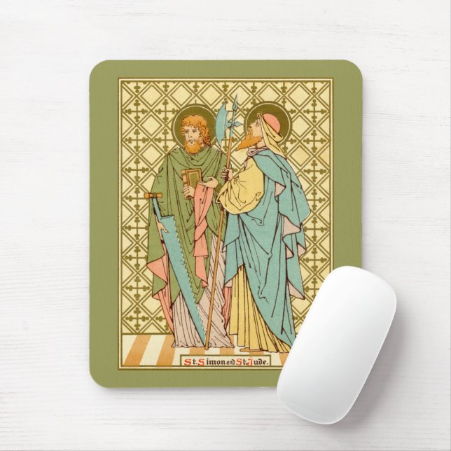 Mousepad SS. Simão & Judas Tadeu (RLS 16) (Estilo 1) (Com mouse)