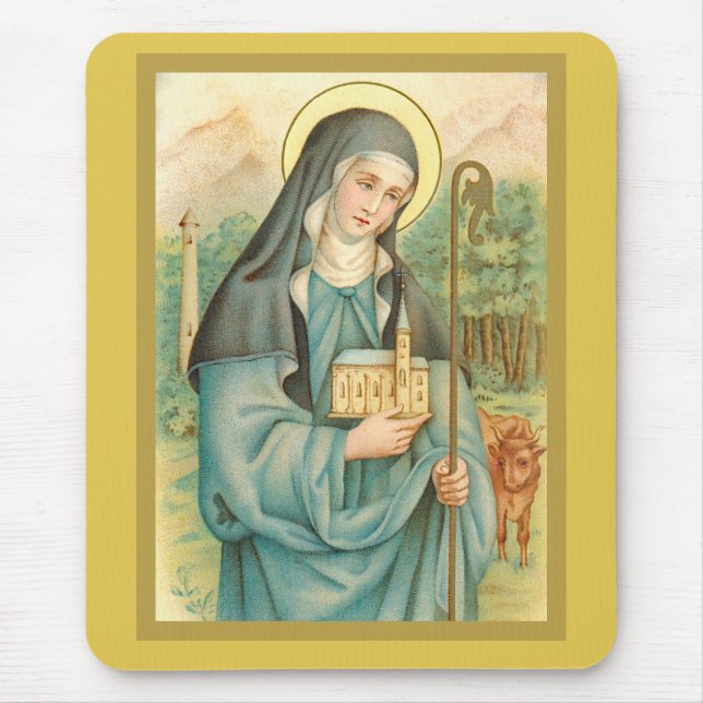 Mousepad St. Brígida da Irlanda (M 014) (Frente)
