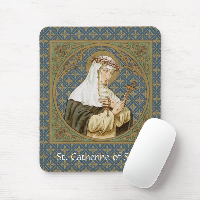 Mousepad St. Catherine de Siena (BK 19) (Com mouse)