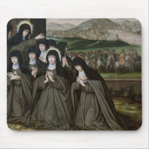 Mousepad St. Claire com suas irmã, Agnes e freiras