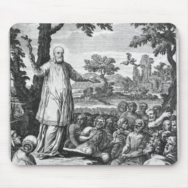 Mousepad St Francis das vendas que preaching ao (Frente)
